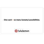 LULULEMON<sup>®</sup> $25 Gift Card